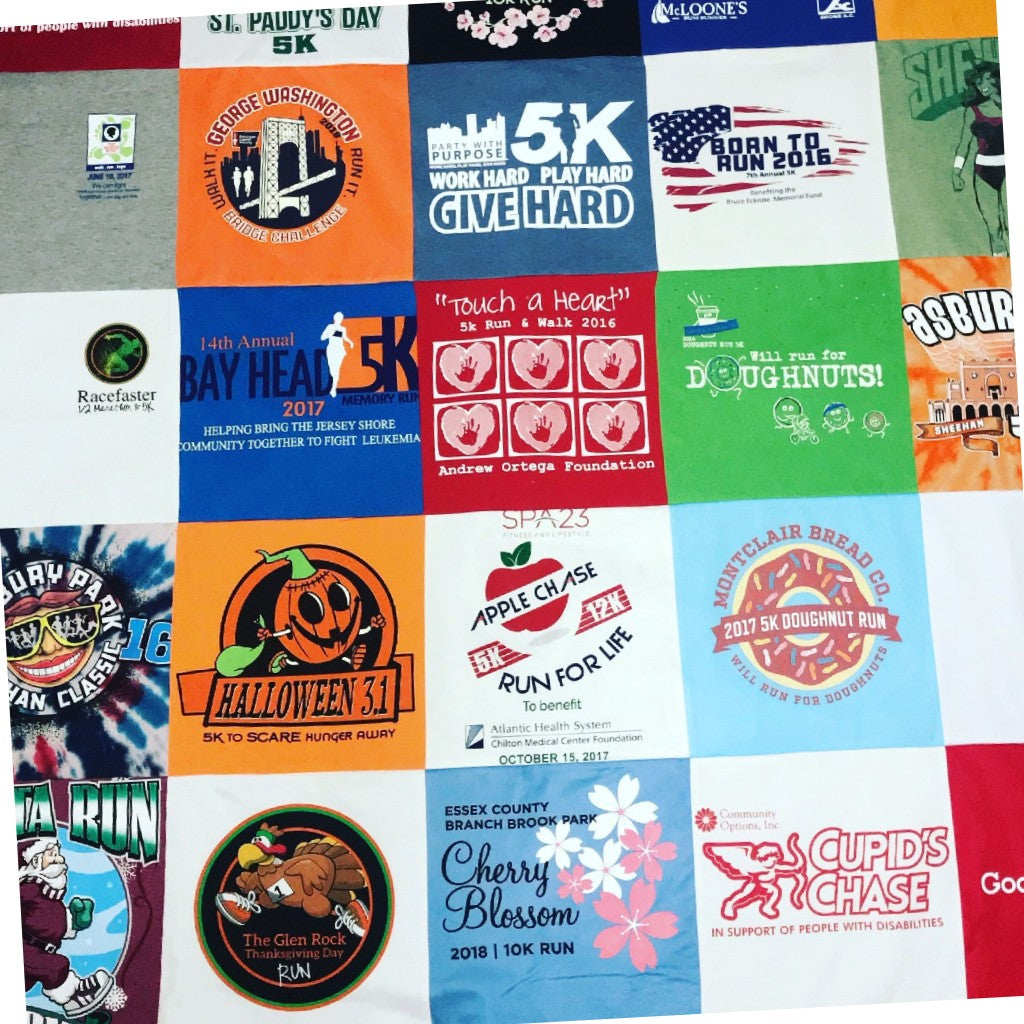 T-Shirt Blankets from Old Race T-Shirts
