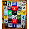 Classic t-shirt blanket with 30 12" panels.  Also known as a t-shirt quilt.