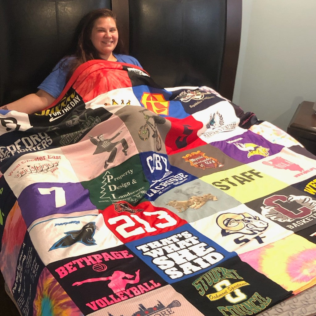 What’s the Difference Between a T-Shirt Quilt and a T-Shirt Blanket?