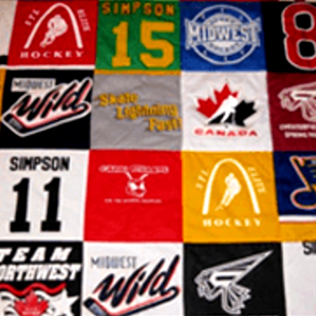 Create a T-Shirt Blanket from Old Sports Jerseys