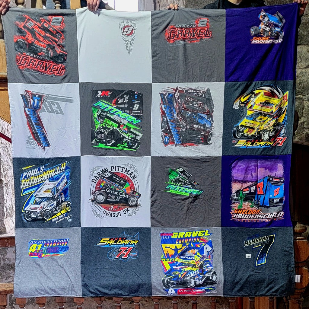 Colossal T-shirt Blanket: 18" Panels