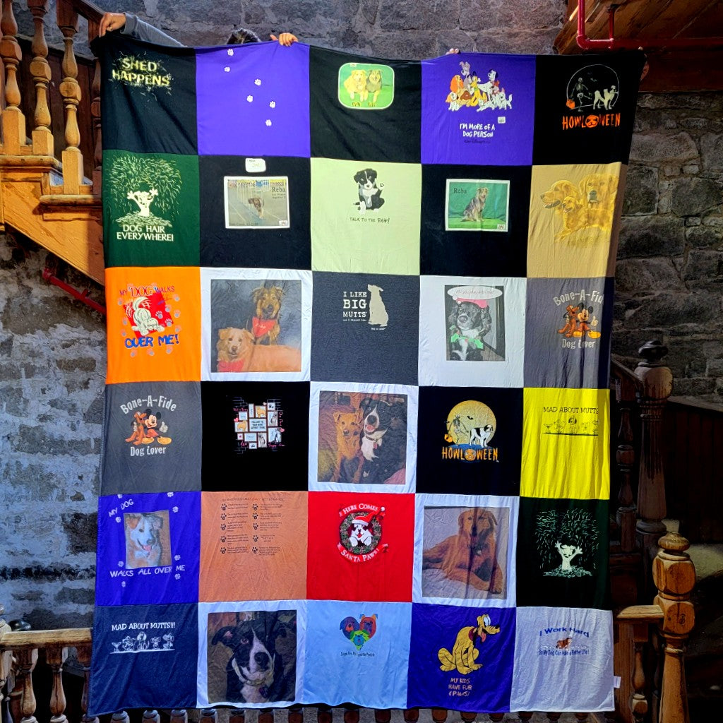Colossal T-shirt Blanket: 18" Panels