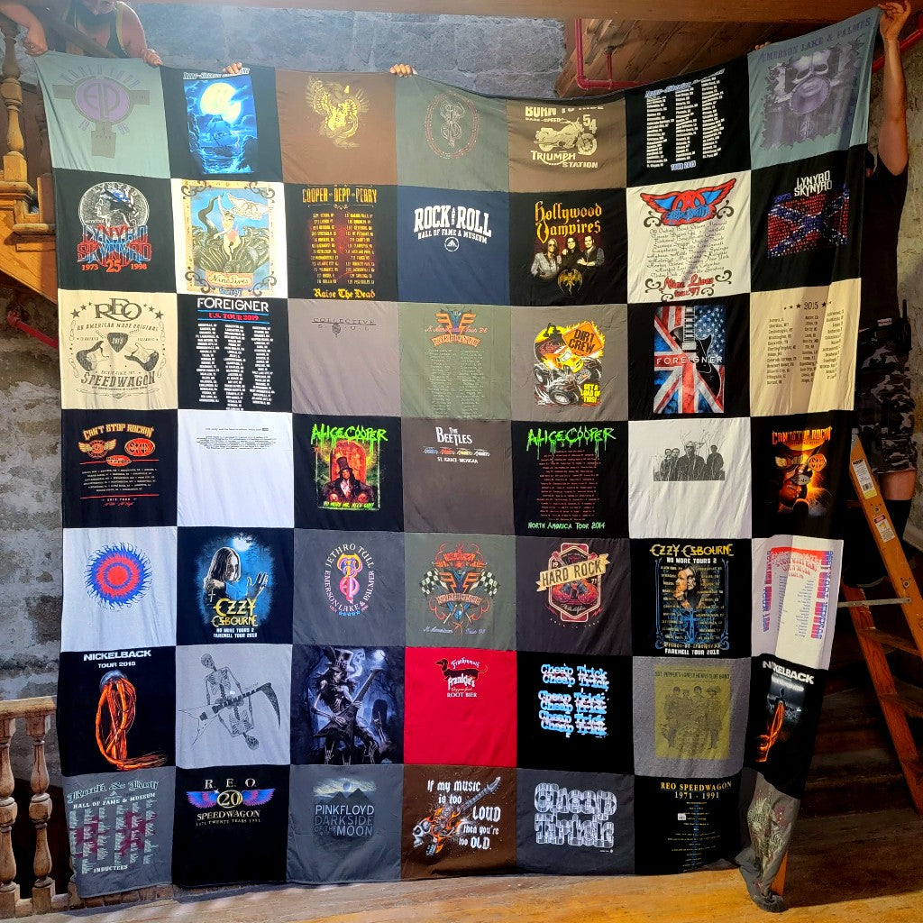 Double Sided Colossal T-shirt Blanket: 18" Panels