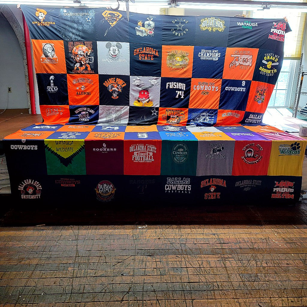 Colossal T-shirt Blanket: 18" Panels
