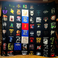 Double Sided Colossal T-shirt Blanket: 18" Panels