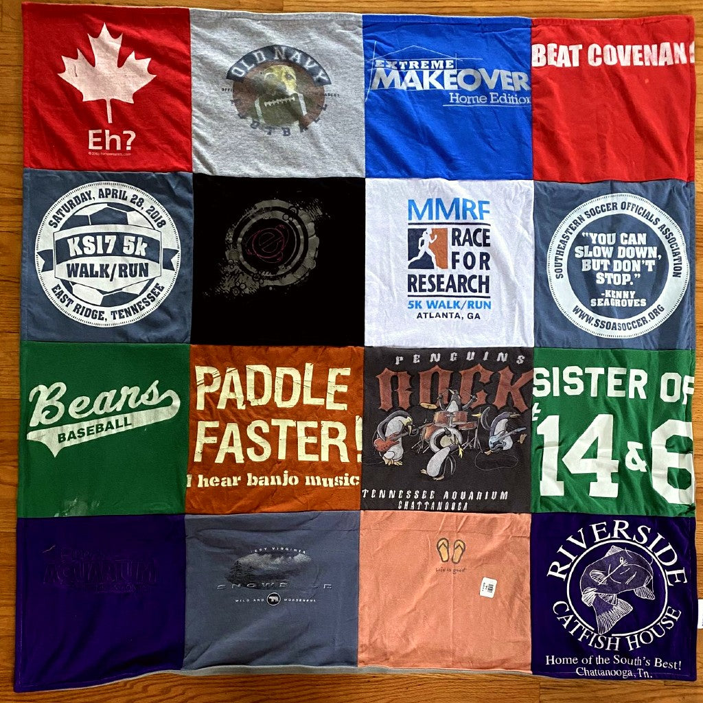 Double Sided Classic T-Shirt Blanket MyT-Shirt Blanket MyT