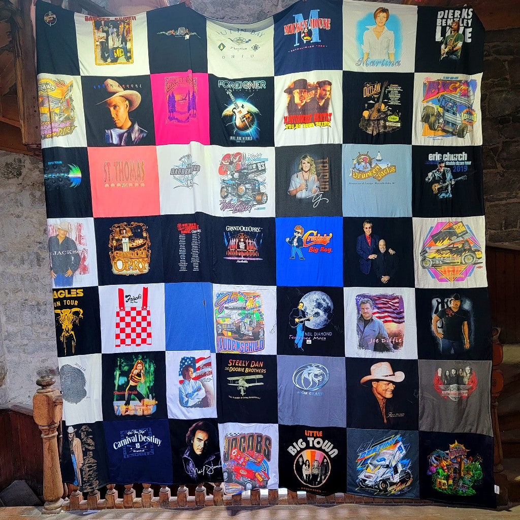 Colossal T-shirt Blanket: 18" Panels